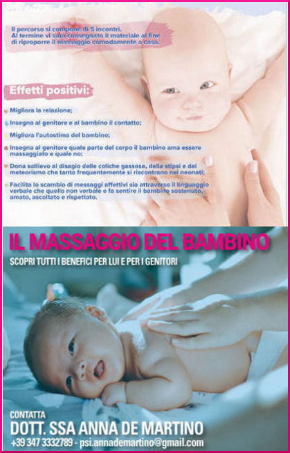 massaggio infantile aimi corso a Salerno e a Napoli