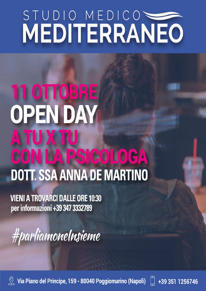 open day con la psicologa Anna De Martino